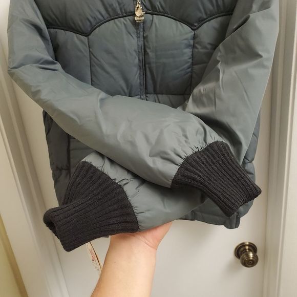 🤩New with tags Rare Vintage Comfy down puffer gray jacket size men's S - Picture 5 of 10